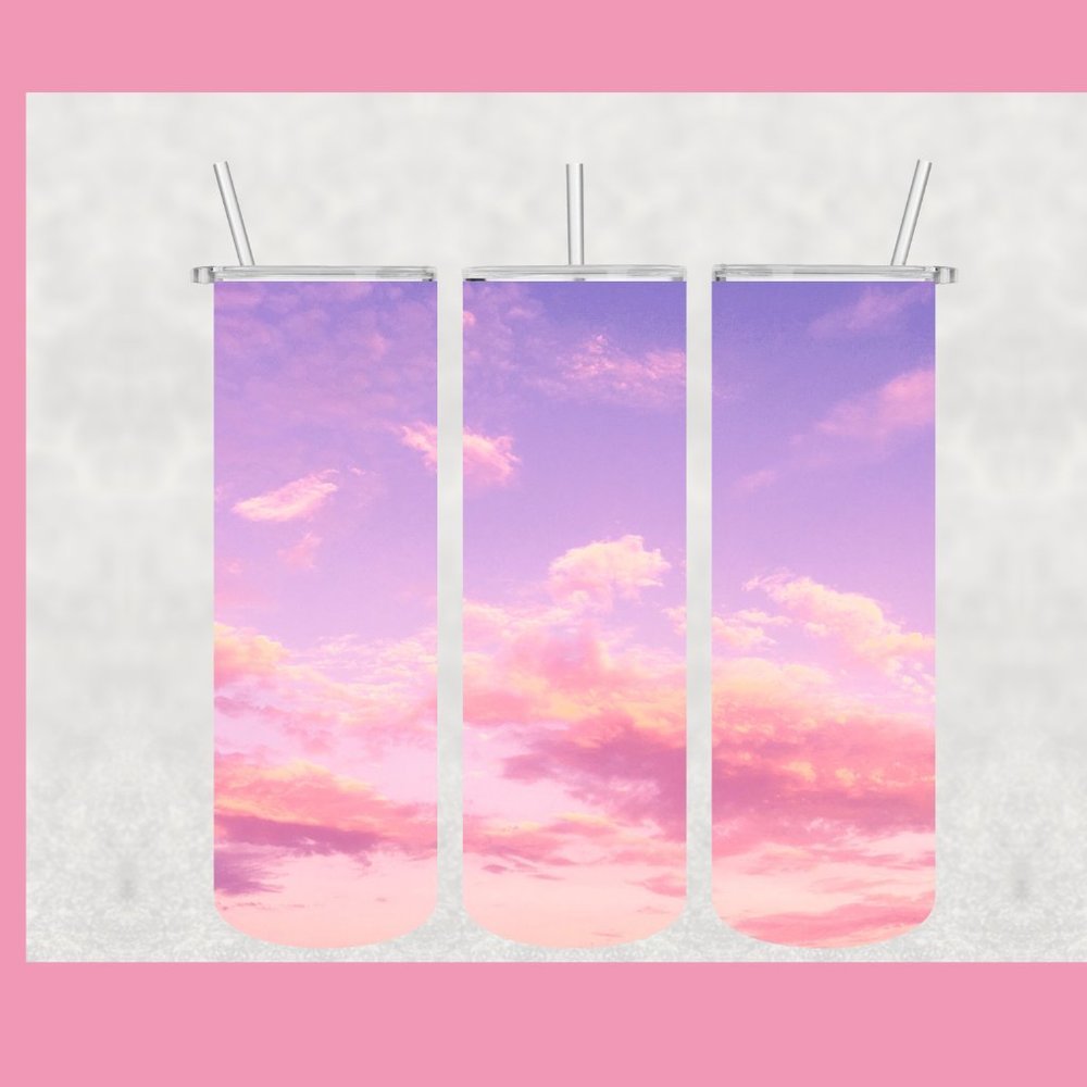 Pink Skies 20oz Skinny Tumbler